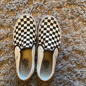 Checkered Vans